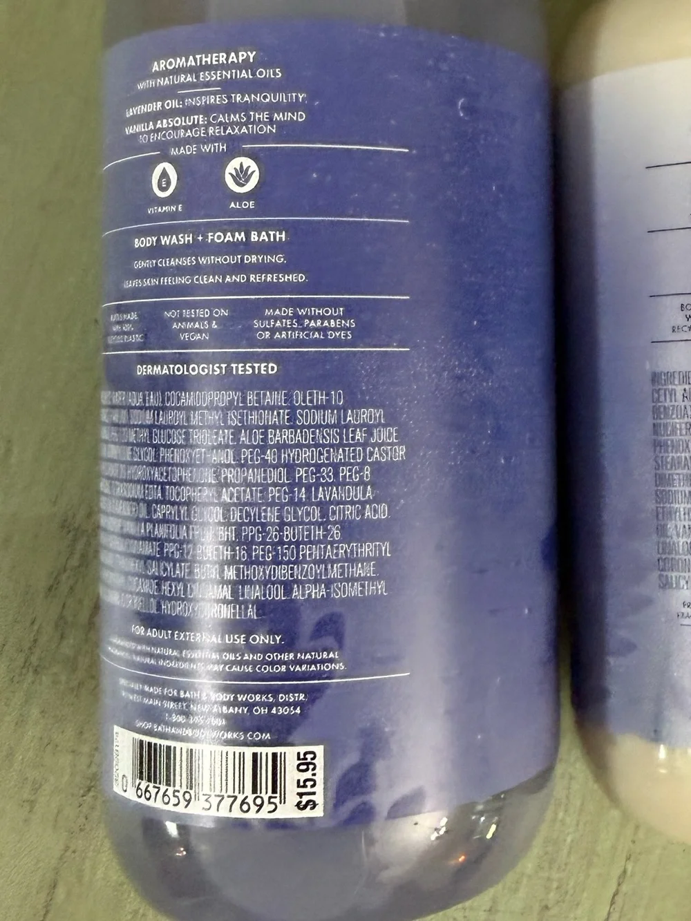 Bath & Body Works bath body